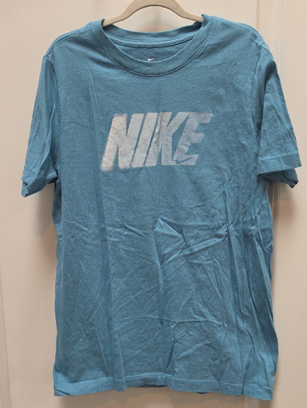 Nike Light Blue Short-Sleeve Logo Tee